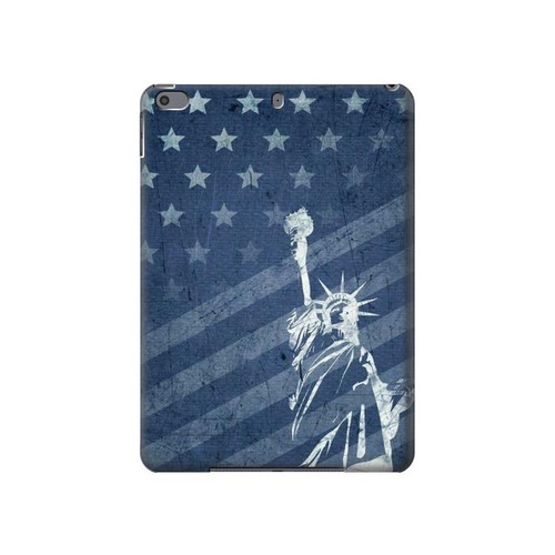 S3450 Drapeau des États-Unis Statue de la Liberté Etui Coque Housse pour iPad Pro 10.5, iPad Air (2019, 3rd)