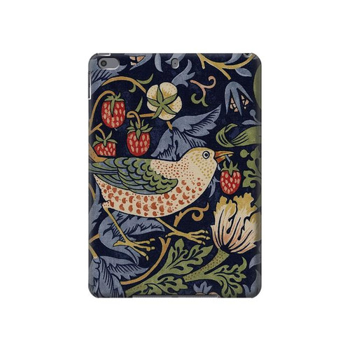 S3791 William Morris Strawberry Thief Fabric Etui Coque Housse pour iPad Pro 10.5, iPad Air (2019, 3rd)