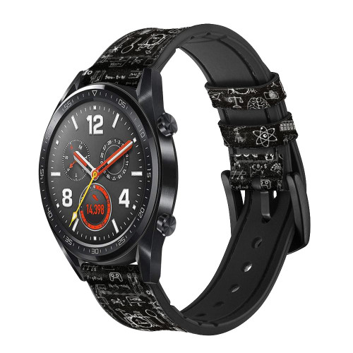 CA0726 Noirboard sciences Bracelet de montre intelligente en cuir et silicone pour Wristwatch Smartwatch