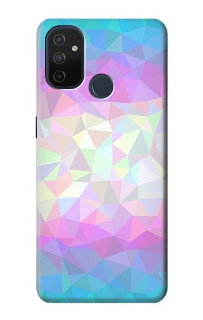 S3747 Polygone de drapeau trans Etui Coque Housse pour OnePlus Nord N100