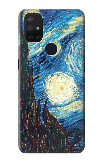 S0582 Van Gogh Starry Nights Etui Coque Housse pour OnePlus Nord N10 5G