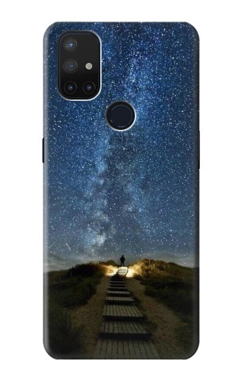 S0734 Stairway to Heaven Islande Etui Coque Housse pour OnePlus Nord N10 5G