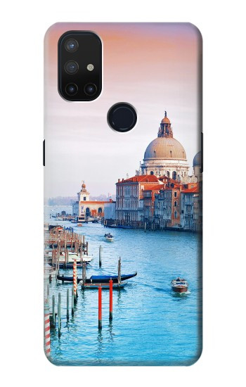 S0982 Beauté de Venise Italie Etui Coque Housse pour OnePlus Nord N10 5G