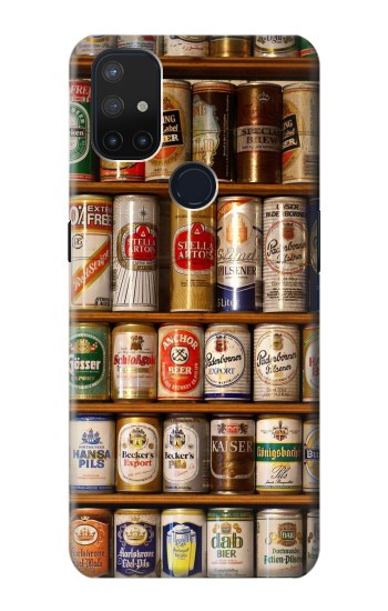 S0983 Collection de Canettes de bière Etui Coque Housse pour OnePlus Nord N10 5G