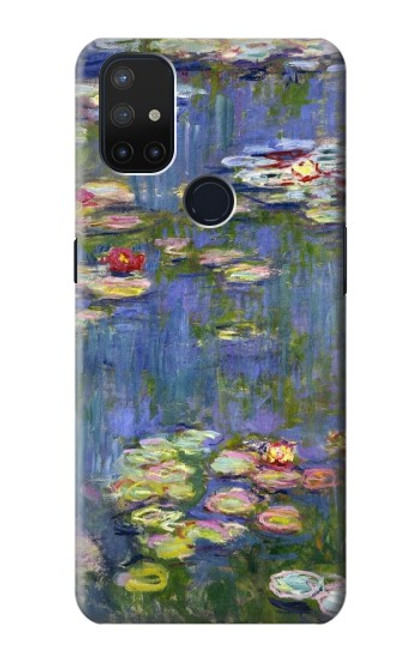 S0997 Claude Monet Nymphéas Etui Coque Housse pour OnePlus Nord N10 5G