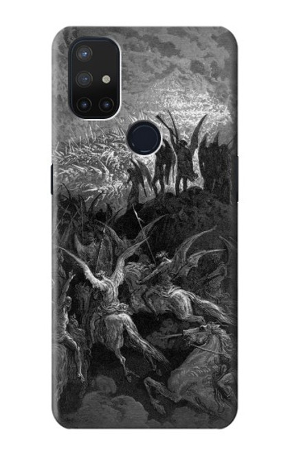 S1026 Gustave Doré Paradis perdu Etui Coque Housse pour OnePlus Nord N10 5G