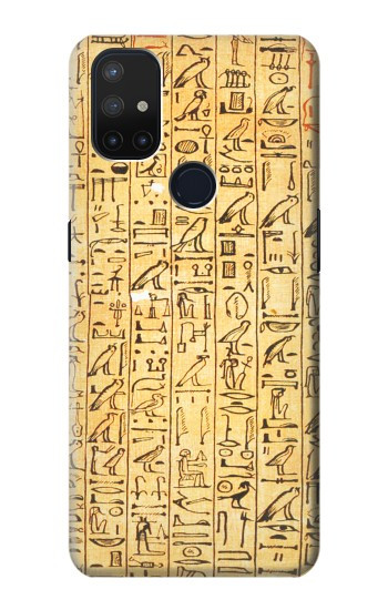 S1625 Textes des Sarcophages égyptiens Etui Coque Housse pour OnePlus Nord N10 5G