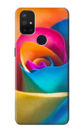 S1671 Arc en ciel coloré Rose Etui Coque Housse pour OnePlus Nord N10 5G