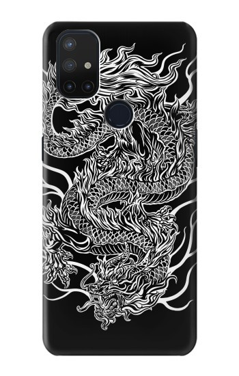 S1943 dragon Tatouage Etui Coque Housse pour OnePlus Nord N10 5G