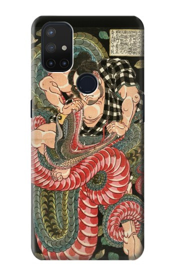 S2469 108 héros de Suikoden Saginoike Heikuro Etui Coque Housse pour OnePlus Nord N10 5G