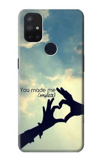 S2640 Vous avez fait de moi l'amour complet Etui Coque Housse pour OnePlus Nord N10 5G