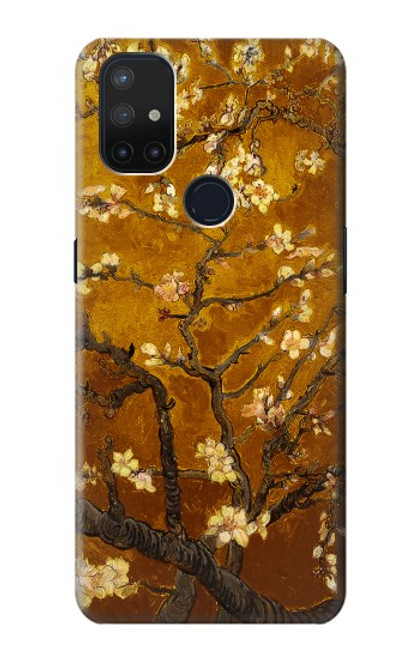 S2663 Fleur jaune Amandier Van Gogh Etui Coque Housse pour OnePlus Nord N10 5G