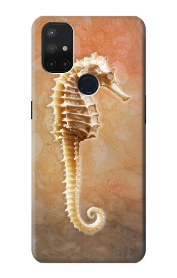S2674 Hippocampe squelette Fossile Etui Coque Housse pour OnePlus Nord N10 5G