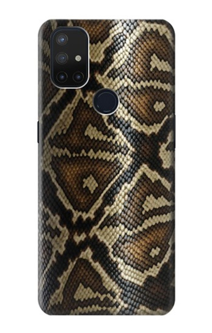 S2712 Anaconda Amazon Serpent Motif imprimé Peau Etui Coque Housse pour OnePlus Nord N10 5G