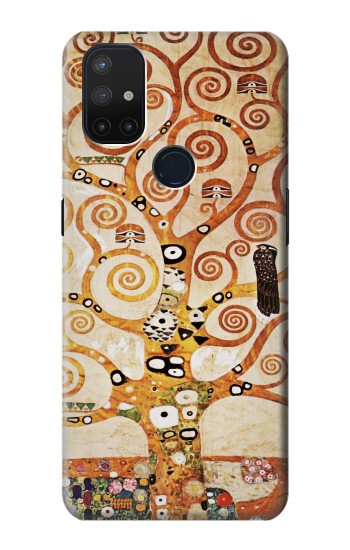 S2723 L'arbre de vie Gustav Klimt Etui Coque Housse pour OnePlus Nord N10 5G