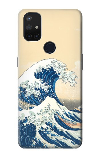 S2790 Hokusai Sous la vague au large de Kanagawa Etui Coque Housse pour OnePlus Nord N10 5G