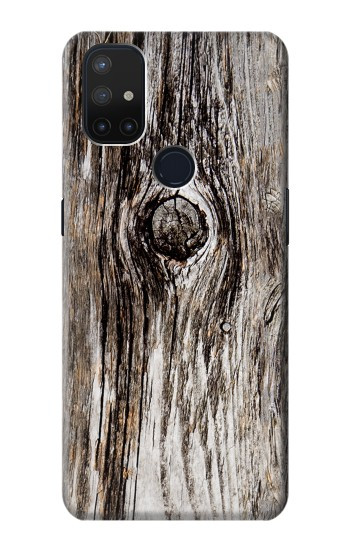 S2844 Vieux bois d'écorce graphique Etui Coque Housse pour OnePlus Nord N10 5G