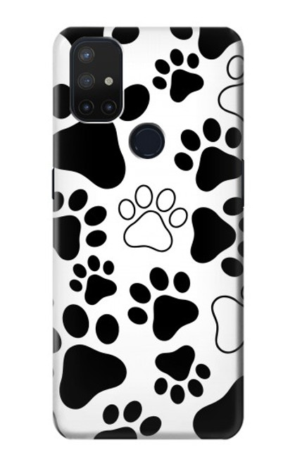 S2904 Chien d'impression de patte Etui Coque Housse pour OnePlus Nord N10 5G