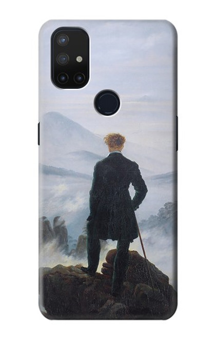 S3789 Wanderer above the Sea of Fog Etui Coque Housse pour OnePlus Nord N10 5G