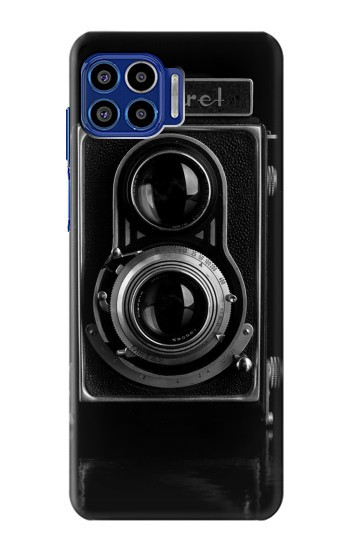 S1979 Caméra millésimé Etui Coque Housse pour Motorola One 5G