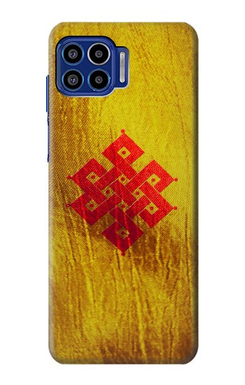 S2318 Noeud éternel méditation bouddhiste spirituelle Etui Coque Housse pour Motorola One 5G