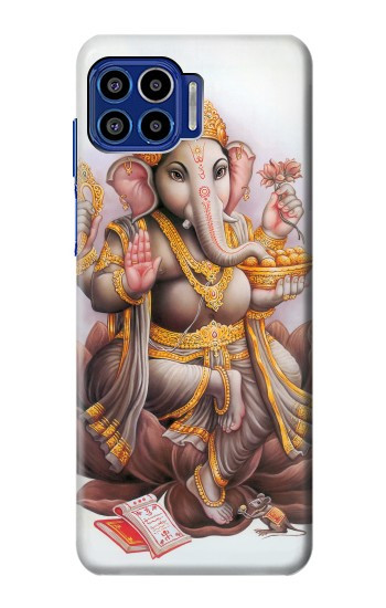 S2820 Dieu hindou Ganesha Ganapati Vinayaka Etui Coque Housse pour Motorola One 5G