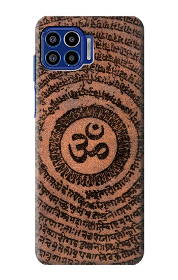 S2874 Symbole de l'OM Tatouage Etui Coque Housse pour Motorola One 5G
