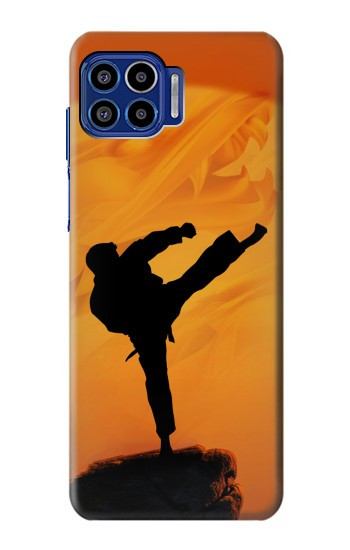 S3024 Kung Fu Karate Combattant Etui Coque Housse pour Motorola One 5G