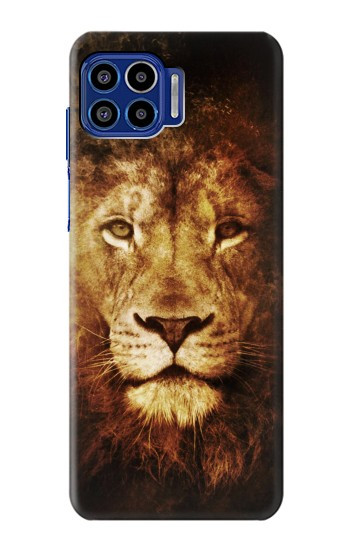 S3182 Lion Etui Coque Housse pour Motorola One 5G