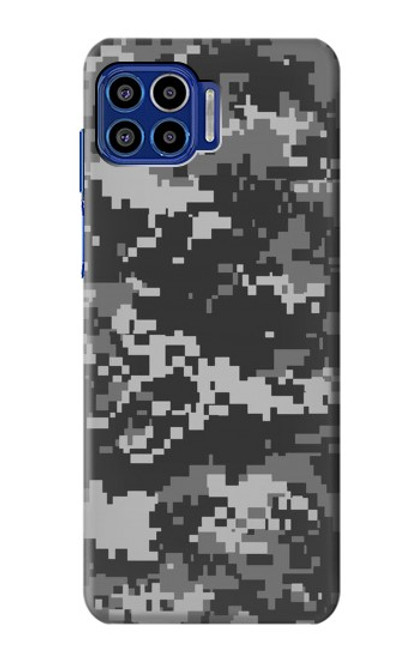 S3293 Urban Noir Camo Camouflage Etui Coque Housse pour Motorola One 5G