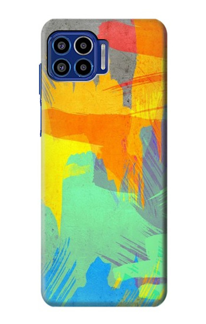 S3423 Coup de pinceau Etui Coque Housse pour Motorola One 5G