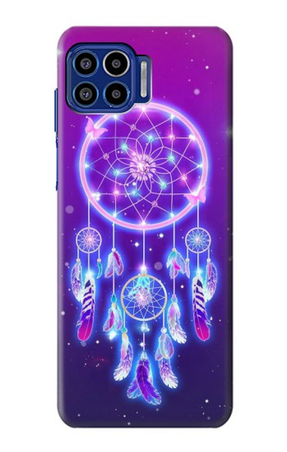 S3484 Dream Catcher mignon Galaxie Etui Coque Housse pour Motorola One 5G