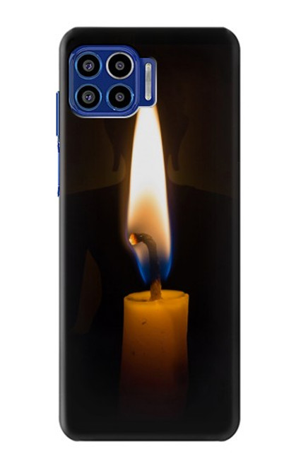 S3530 Bouddha bougie allumée Etui Coque Housse pour Motorola One 5G