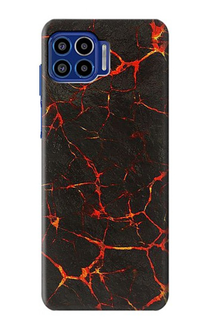S3696 Magma de lave Etui Coque Housse pour Motorola One 5G