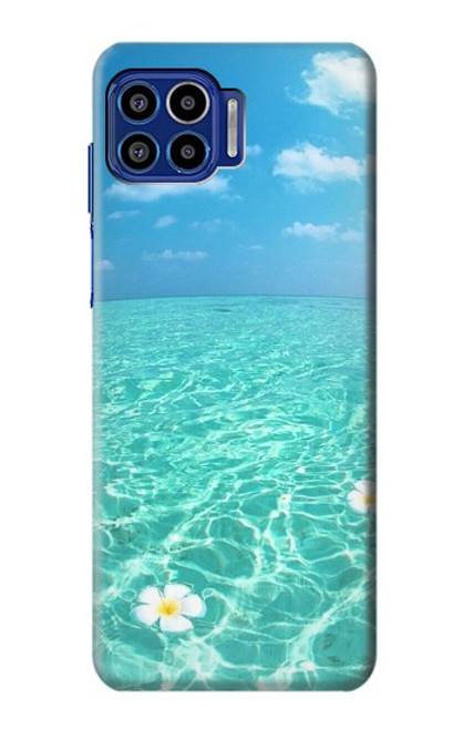 S3720 Summer Ocean Beach Etui Coque Housse pour Motorola One 5G