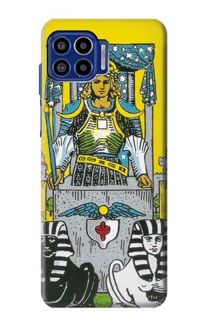 S3739 Carte de tarot le char Etui Coque Housse pour Motorola One 5G