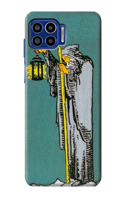 S3741 Carte de tarot l'ermite Etui Coque Housse pour Motorola One 5G