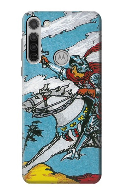 S3731 Carte de tarot chevalier des épées Etui Coque Housse pour Motorola Moto G8