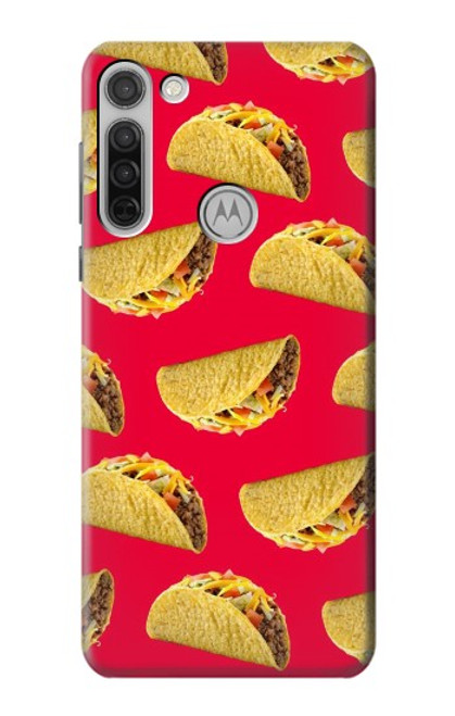 S3755 Tacos mexicains Etui Coque Housse pour Motorola Moto G8