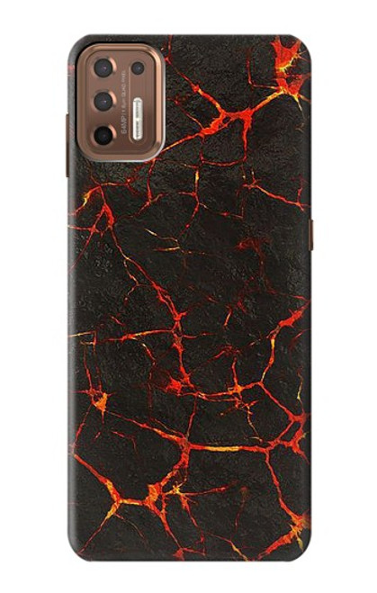 S3696 Magma de lave Etui Coque Housse pour Motorola Moto G9 Plus