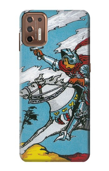 S3731 Carte de tarot chevalier des épées Etui Coque Housse pour Motorola Moto G9 Plus