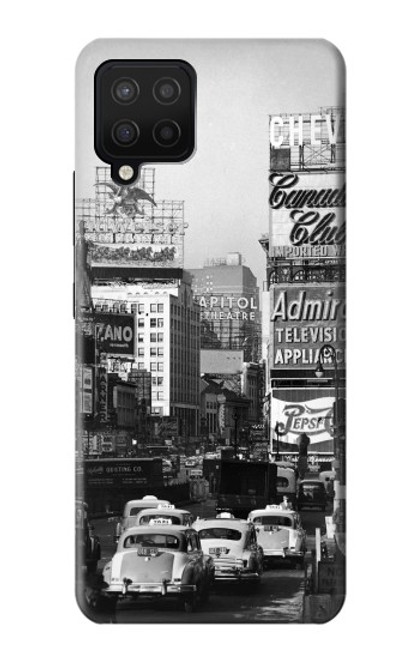 S0182 New York Vintage Etui Coque Housse pour Samsung Galaxy A42 5G