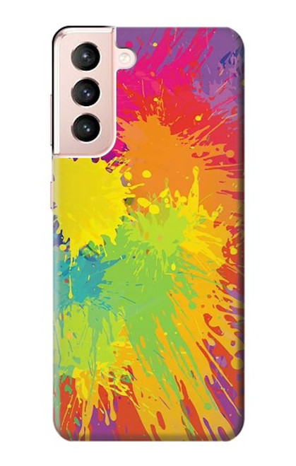 S3675 Tâche de couleur Etui Coque Housse pour Samsung Galaxy S21 5G