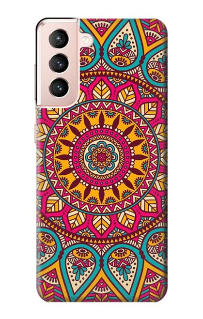 S3694 Modèle d'art hippie Etui Coque Housse pour Samsung Galaxy S21 5G