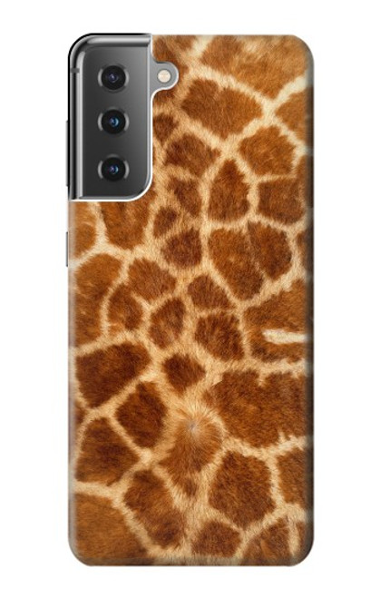 S0422 girafe Peau Etui Coque Housse pour Samsung Galaxy S21 Plus 5G, Galaxy S21+ 5G