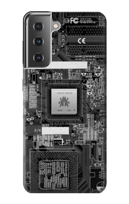 S3434 Punaise Circuit Board graphique Etui Coque Housse pour Samsung Galaxy S21 Plus 5G, Galaxy S21+ 5G