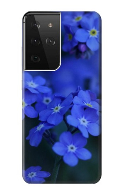 S0782 Ne m'oublie pas Etui Coque Housse pour Samsung Galaxy S21 Ultra 5G