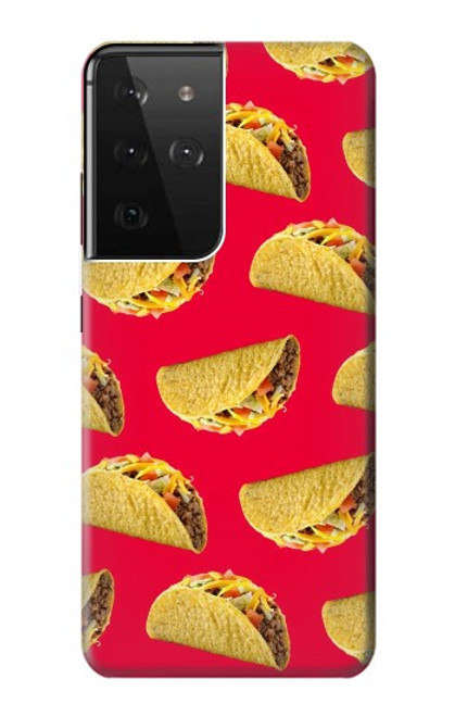 S3755 Tacos mexicains Etui Coque Housse pour Samsung Galaxy S21 Ultra 5G