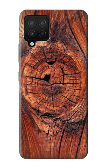 S0603 Bois imprimé graphique Etui Coque Housse pour Samsung Galaxy A12