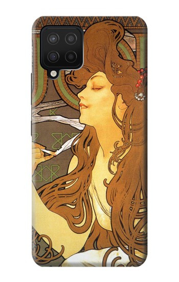 S0969 Alphonse Mucha Job Etui Coque Housse pour Samsung Galaxy A12